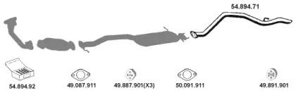 Eberspacher 542014 Schalldaempfer