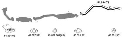 Eberspacher 542015 Schalldaempfer