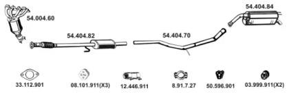 Eberspacher 542022 Глушник вихлопних газів кінцевий Eberspacher 542022 Глушник вихлопних газів кінцевий