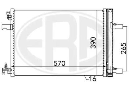 ERA (Messmer) 667047 Випаровувач кондиціонера ERA (Messmer) 667047 Випаровувач кондиціонера