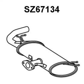 Veneporte SZ67134 Глушник вихлопних газів кінцевий