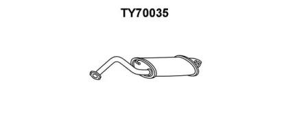 Veneporte TY70035 Глушник вихлопних газів кінцевий