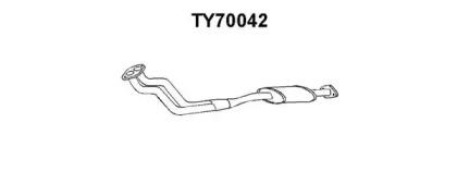 Veneporte TY70042 Muffler assy front