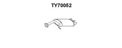 Veneporte TY70052 Глушник вихлопних газів кінцевий Veneporte TY70052 Глушник вихлопних газів кінцевий