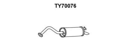 Veneporte TY70076 Глушник вихлопних газів кінцевий Veneporte TY70076 Глушник вихлопних газів кінцевий