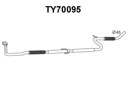 Veneporte TY70095 Exhaust pipe Veneporte TY70095 Exhaust pipe