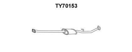 Veneporte TY70153 Muffler assy front Veneporte TY70153 Muffler assy front