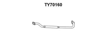 Veneporte TY70160 Muffler assy front Veneporte TY70160 Muffler assy front