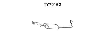 Veneporte TY70162 Muffler assy front Veneporte TY70162 Muffler assy front
