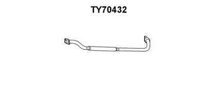 Veneporte TY70432 Muffler assy front Veneporte TY70432 Muffler assy front
