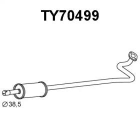 Veneporte TY70499 Muffler assy front