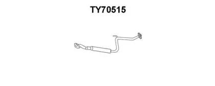 Veneporte TY70515 Середній глушник вихлопних газів Veneporte TY70515 Середній глушник вихлопних газів