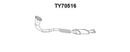 Veneporte TY70516 Середній глушник вихлопних газів Veneporte TY70516 Середній глушник вихлопних газів
