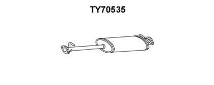 Veneporte TY70535 Muffler assy front
