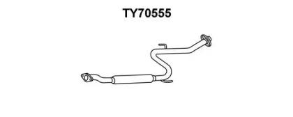 Veneporte TY70555 Muffler assy front Veneporte TY70555 Muffler assy front