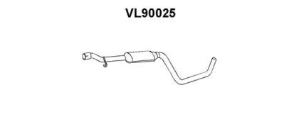 Veneporte VL90025 Muffler assy front Veneporte VL90025 Muffler assy front