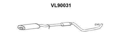 Veneporte VL90031 Muffler assy front Veneporte VL90031 Muffler assy front