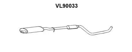 Veneporte VL90033 Muffler assy front