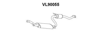 Veneporte VL90055 Muffler assy front