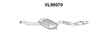 Veneporte VL90070 Muffler assy front Veneporte VL90070 Muffler assy front
