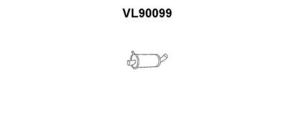Veneporte VL90099 Muffler assy front Veneporte VL90099 Muffler assy front