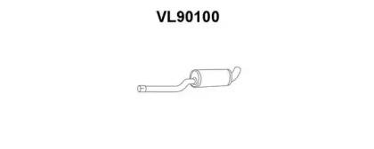 Veneporte VL90100 Muffler assy front