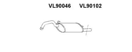 Veneporte VL90102 Exhaust pipe Veneporte VL90102 Exhaust pipe