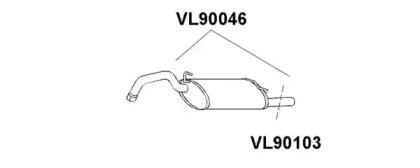 Veneporte VL90103 Exhaust pipe Veneporte VL90103 Exhaust pipe
