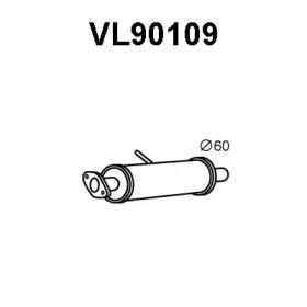 Veneporte VL90109 Muffler assy front Veneporte VL90109 Muffler assy front