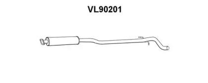 Veneporte VL90201 Muffler assy front