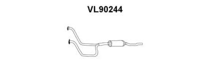 Veneporte VL90244 Muffler assy front Veneporte VL90244 Muffler assy front