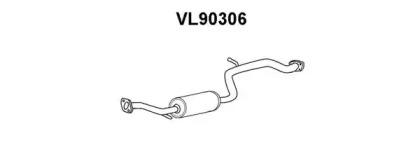 Veneporte VL90306 Muffler assy front Veneporte VL90306 Muffler assy front