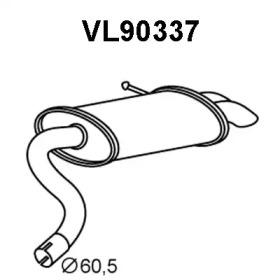Veneporte VL90337 Глушитель выхлопных газов конечный Veneporte VL90337 Глушитель выхлопных газов конечный