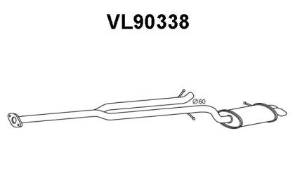 Veneporte VL90338 Глушник вихлопних газів кінцевий