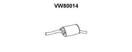 Veneporte VW80014 Глушник вихлопних газів кінцевий Veneporte VW80014 Глушник вихлопних газів кінцевий