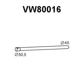 Veneporte VW80016 Exhaust pipe Veneporte VW80016 Exhaust pipe