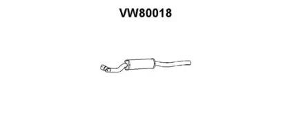 Veneporte VW80018 Muffler assy front Veneporte VW80018 Muffler assy front