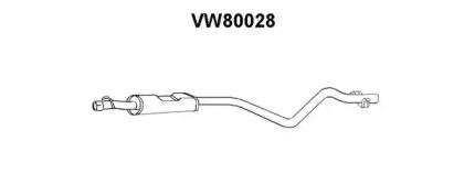 Veneporte VW80028 Muffler assy front Veneporte VW80028 Muffler assy front