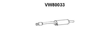 Veneporte VW80033 Muffler assy front Veneporte VW80033 Muffler assy front