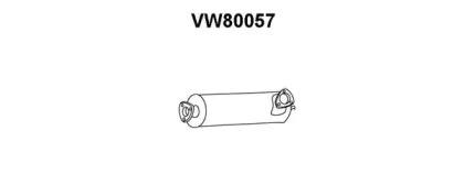 Veneporte VW80057 Muffler assy front Veneporte VW80057 Muffler assy front