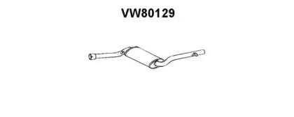 Veneporte VW80129 Muffler assy front Veneporte VW80129 Muffler assy front