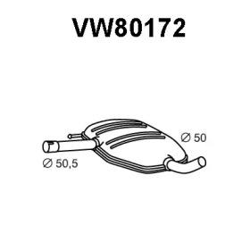 Veneporte VW80172 Muffler assy front Veneporte VW80172 Muffler assy front