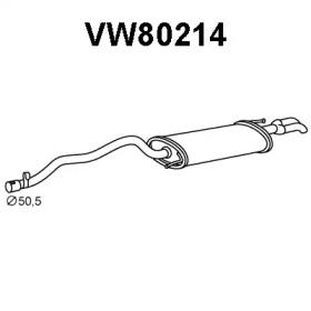 Veneporte VW80214 Глушник вихлопних газів кінцевий Veneporte VW80214 Глушник вихлопних газів кінцевий