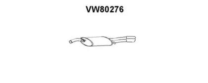 Veneporte VW80276 Глушник вихлопних газів кінцевий Veneporte VW80276 Глушник вихлопних газів кінцевий