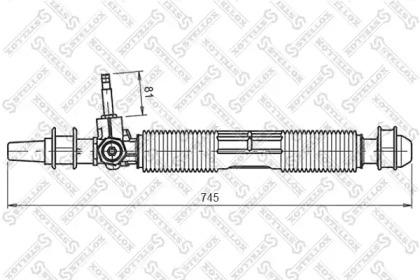 Stellox 00-35020-SX Gear rack and pinion
