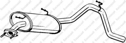 Bosal 281-169 Глушник вихлопних газів кінцевий