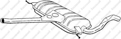 Bosal 282-543 Muffler assy front Bosal 282-543 Muffler assy front