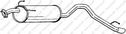 Bosal 281-659 Глушник вихлопних газів кінцевий Bosal 281-659 Глушник вихлопних газів кінцевий