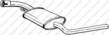 Bosal 281-891 Muffler assy front
