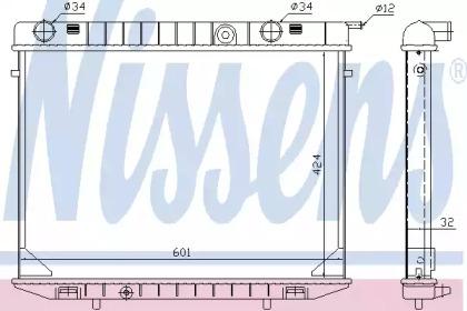 Nissens 63245 Радіатор охолодження двигуна Nissens 63245 Радіатор охолодження двигуна